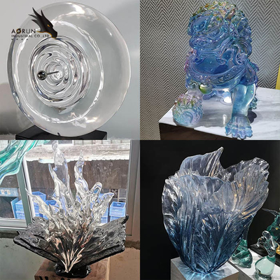 Résine époxyde résistante UV Crystal Clear Ultraviolet Curing Pouring de colle dure