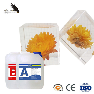 Résine époxyde de résine époxyde de travail du bois de moule transparent résistant UV de silicone