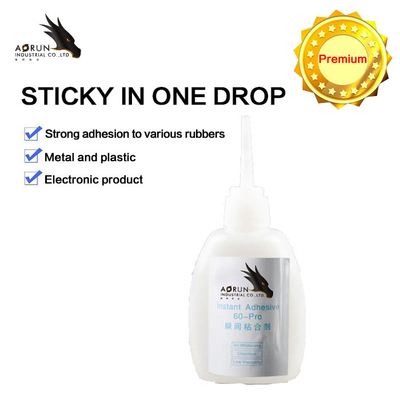 Colle adhésive TPU de haut cyanoacrylate de cohérence avec l'activateur