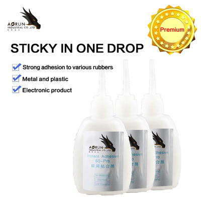 Colle adhésive TPU de haut cyanoacrylate de cohérence avec l'activateur