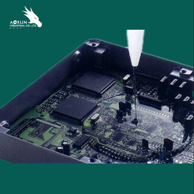 Deux adhésifs composés de colle thermique de silicone de 1:1 de composant