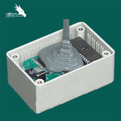 Deux adhésifs composés de colle thermique de silicone de 1:1 de composant