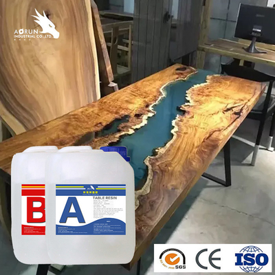 Dessus liquide traité rapide de Tableau de rivière de Crystal Casting Kit Art Resin d'espace libre de résine époxyde de deux parts