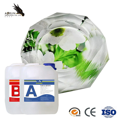 Résine époxyde libre du 1:1 BPA aucune bulle Crystal Low Viscosity clair