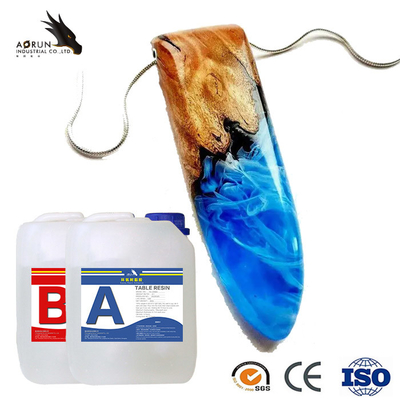 Art Epoxy Resin No Voc résistant UV pour Art Casting Jewelry Low Heat