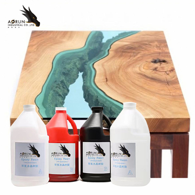 Dessus de Tableau des partie supérieure du comptoir DIY d'époxyde de lustre de Kit Coating Wood Art Work de résine époxyde
