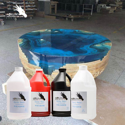 Résine époxyde composante du solide deux de Crystal Clear Art Resin Coating 100% pour des partie supérieure du comptoir de barre