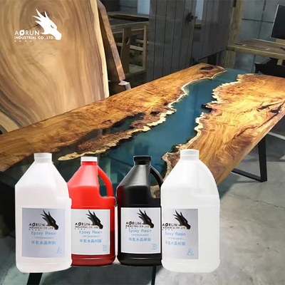 COV de marbre Crystal Clear Solvent Free de résine époxyde de la partie supérieure du comptoir ab non