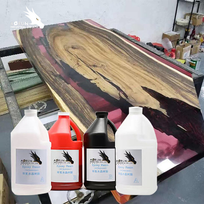 Clair transparent de résine époxyde de partie supérieure du comptoir du 2:1 ab pour la construction