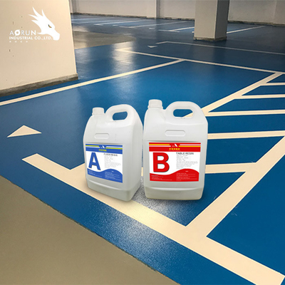 Peinture concrète de plancher de garage de revêtement écologique libre de résine époxyde de COV