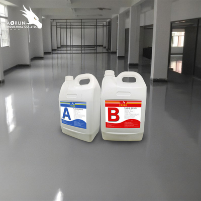 Le verre liquide inodore profondément versent la résine époxyde de plancher d'époxyde d'autocollant de plancher de la peinture 3D de plancher