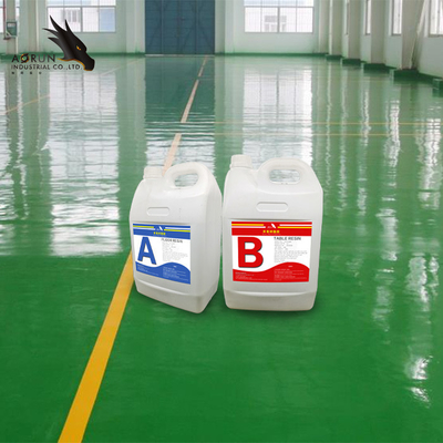 Le verre liquide inodore profondément versent la résine époxyde de plancher d'époxyde d'autocollant de plancher de la peinture 3D de plancher