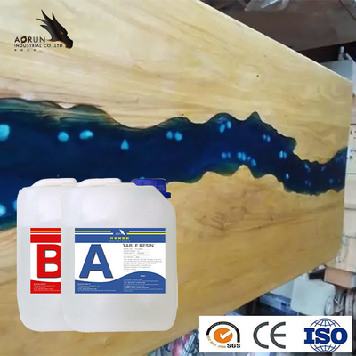 Crystal Clear Art Epoxy Resin pour l'isolation concrète de plancher de l'anti poussière