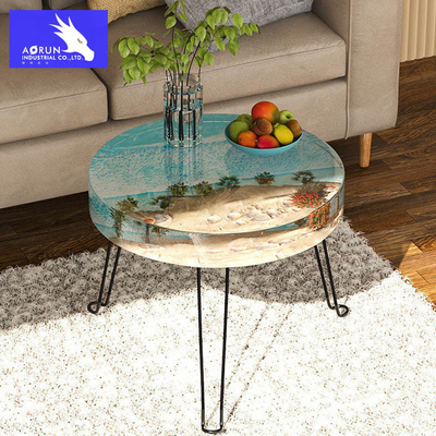 peinture/plancher d'Art Work Epoxy Resin Canvas du métier 3D enduisant la colle d'ab