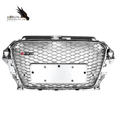 Gril matériel de voiture d'ABS pour le gril de haute qualité d'Audi A3 8V RS3 Front Bumper Automotive Black Frame