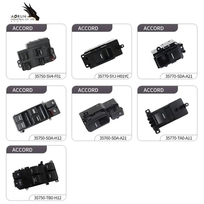 Le système électrique de pièce d'auto a laissé le commutateur de voiture du commutateur 35750-SDA-H12 de Front Power Power Window Lift pour Honda Accord