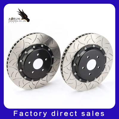 Disque en céramique foré et encoché de bonne qualité de frein de disque de carbone de frein pour Passat Front Wheel
