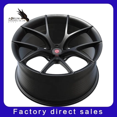 Roue faite sur commande jantes légères de l'alliage d'aluminium 5x130 5x112 5x120 5x108 5x114.3 de 16 à 24 pouces 6061-T6 pour rs6