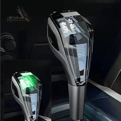 Les accessoires intérieurs automatiques Crystal Touch Luminous Pommeau De Levier De Vitesse De Voiture RVB ont mené le bouton de vitesse de voiture de décalage