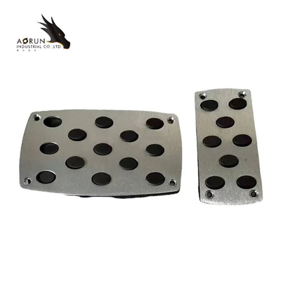Acceptez la pédale antidérapante bon marché faite sur commande de pied d'accélérateur de protection de pédale d'alliage d'aluminium de bonne qualité pour la voiture universelle