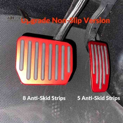 Les protections de pédale de pied ont placé pour le Tesla Model 3 accessoires modèles de voiture de Y Non-Slip Performance Aluminum