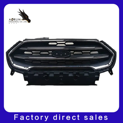 Gril de Front Bumper Grille Upper Chromed de voiture de pièces d'auto pour Ford Ecosport 2018 2019 2020 2021 2022