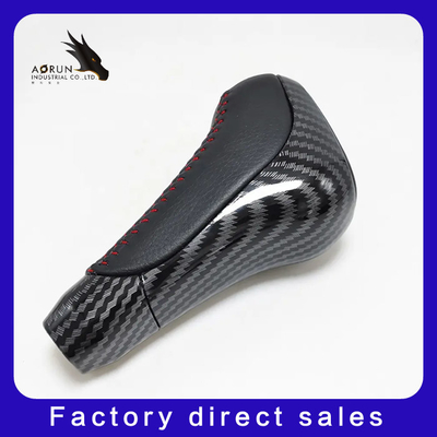 Bouton automatique en cuir véritable noir de changement de vitesse de voiture de levier pour la TOUNDRA TRD PRO FJ de LAND CRUISER 2003-2017 LC5 4RUNNER