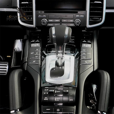 Levier de vitesse intérieur de pièces d'auto de fibre de carbone de handball de levier de décalage de handball de bouton de décalage pour Porsche Cayenne 2011-2017