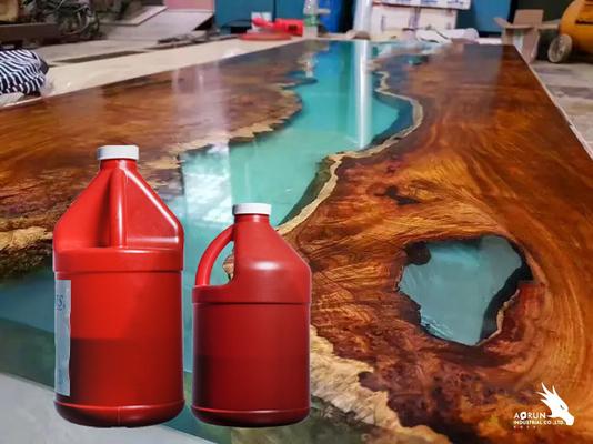 Revêtement de Crystal Clear Epoxy Resin Flooring pour la peinture concrète de plancher d'époxyde d'isolation de plancher de l'anti poussière et le plancher métallique